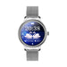 Milanese silver steel